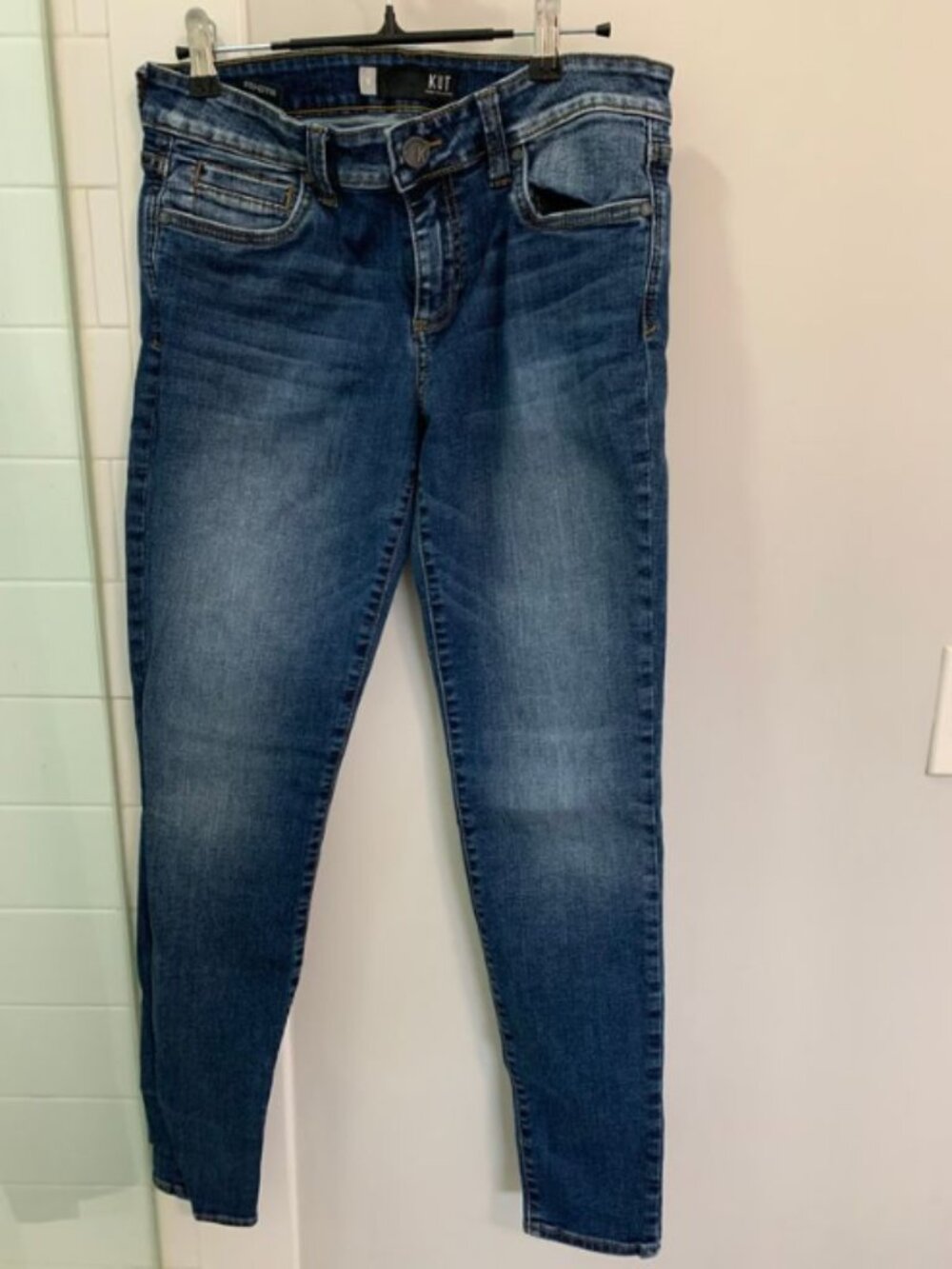 KUT from the Kloth Women's Skinny Jeans Size 6 Blue Medium Wash Mid Rise Stretch